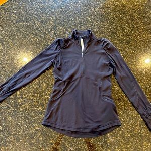 Lululemon half zip. Black. Size 6.